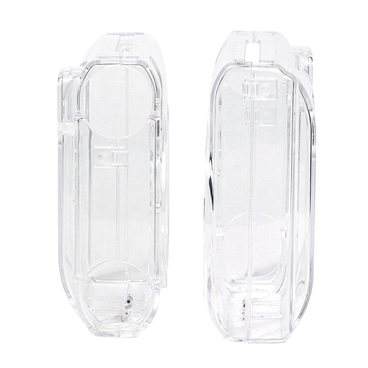 For FUJIFILM Instax mini 99 Crystal Hard Case Camera Bag with Shoulder Strap  - Transparent