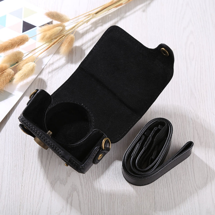 Full Body Camera PU Leather Case Bag with Strap for Canon G9X / G9X II