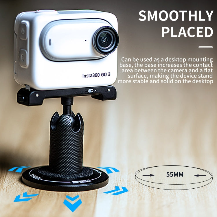 STARTRC Magnetic Base 1/4 Interface Metal Mount  - Black