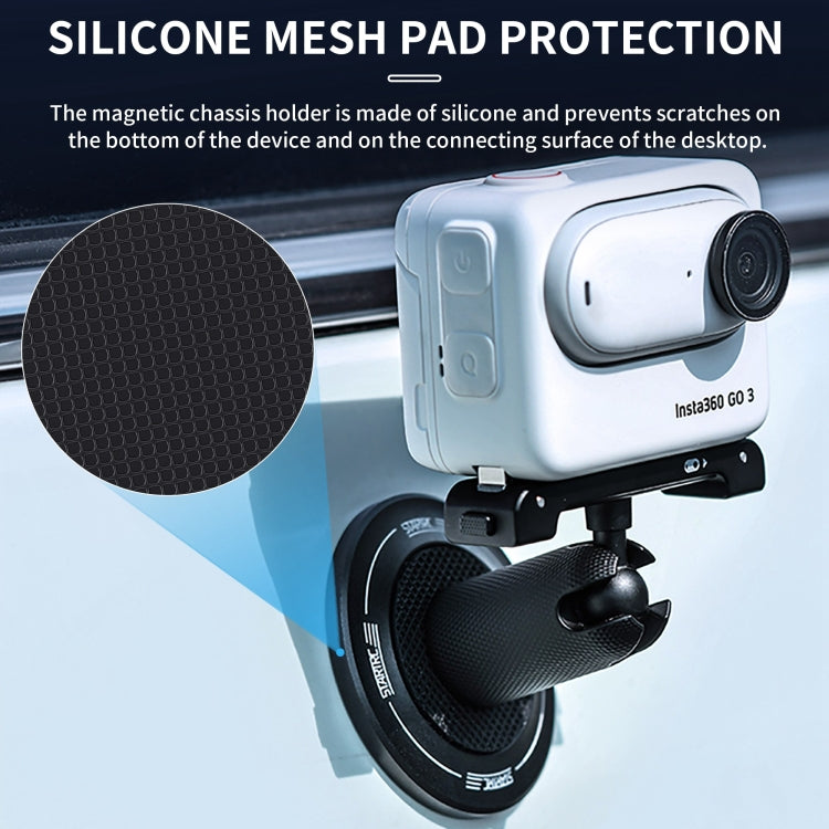 STARTRC Magnetic Base 1/4 Interface Metal Mount  - Black