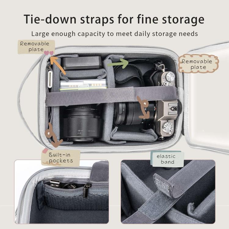 STARTRC Mirrorless Camera DIY Visual Messenger Bag  - Grey