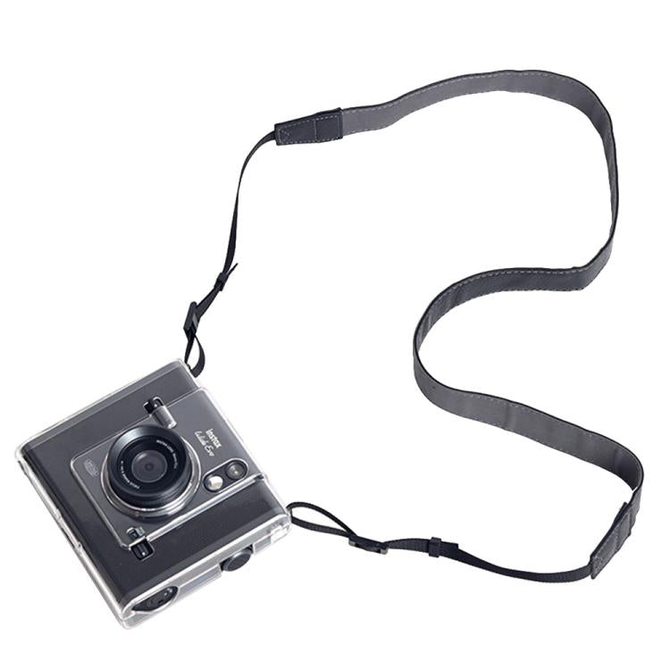 For FUJIFILM instax WIDE Evo Protective Crystal Shell Case with Strap  - Transparent