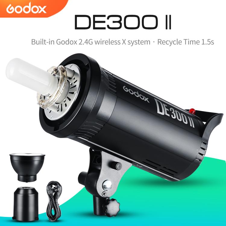 Godox DE300II 300Ws Studio Flash Light Strobe Lamp Head Bowens Mount Speedlight