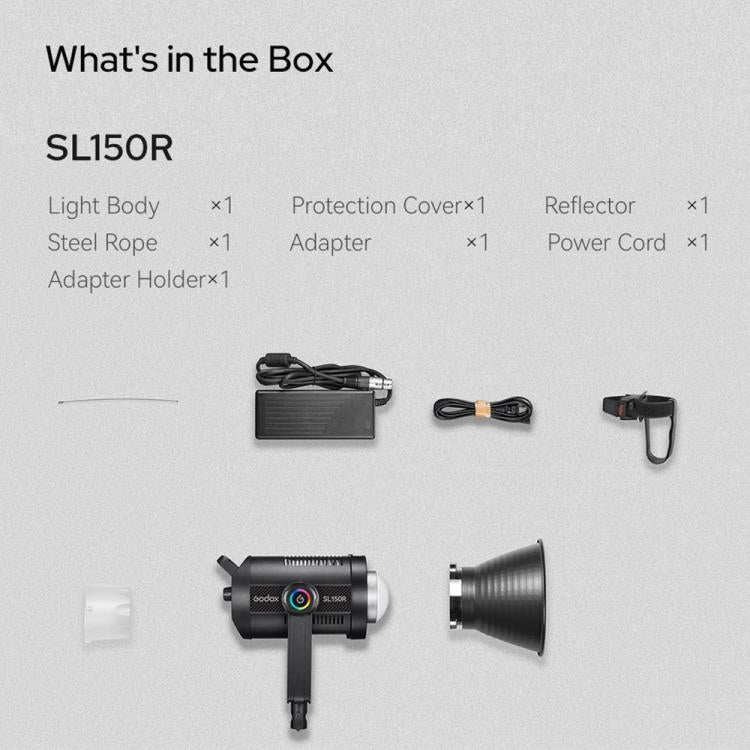 Godox SL150R RGB LED Video Light 165W CRI/TLCI 97+ COB Monolight Bowens Mount Studio Photo Light