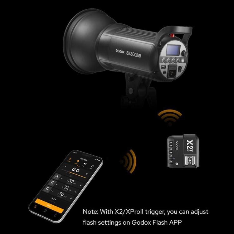 Godox SK300II-V Studio Flash Photo Light 300Ws Bowens Mount Monolight Light