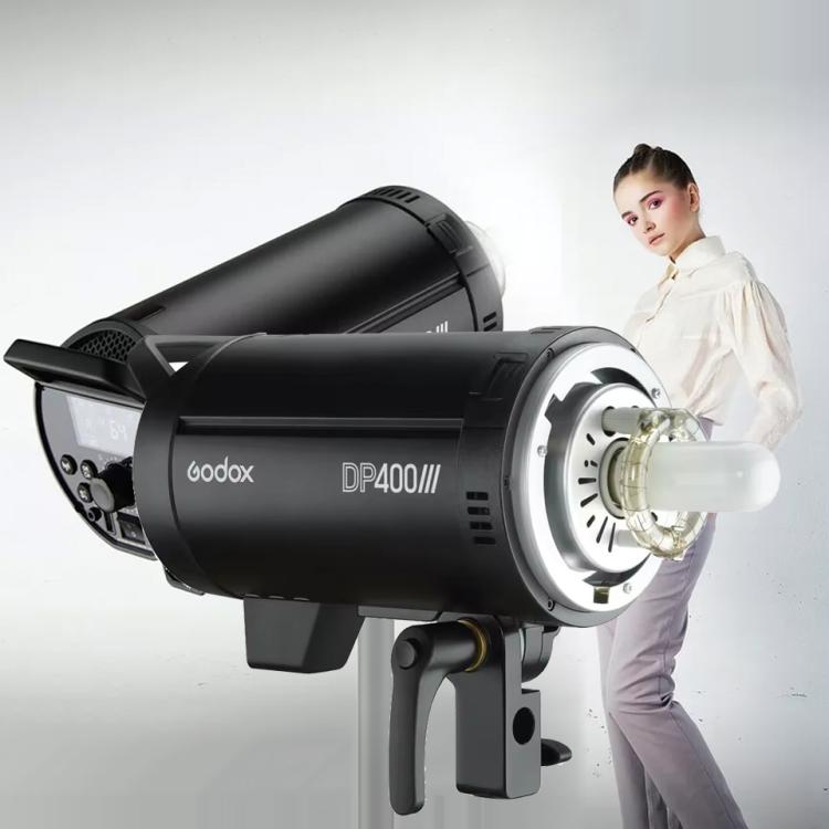 Godox DP400III Studio Flash Photo Light 400Ws 2.4G Wireless X System Bowens Mount Strobe Light, No Lamp Cover