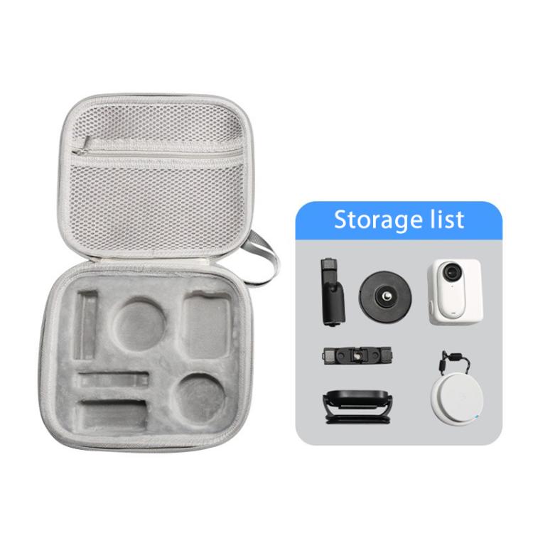 For Insta360 GO 3 / GO 3S Portable EVA Storage Box Case  - Grey