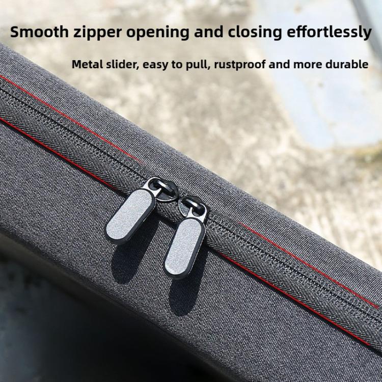 For Insta360 X4 / X5 Carrying Case Portable Storage Bag, Size:33.4 x 24 x 6.7cm  - Grey