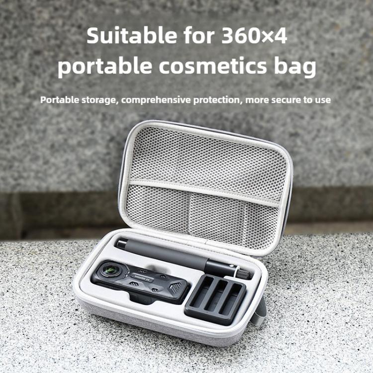 For Insta360 X4 / X5 Carrying Case Portable Storage Bag, Size: 24.2 x 16 x 6.3cm  - Grey