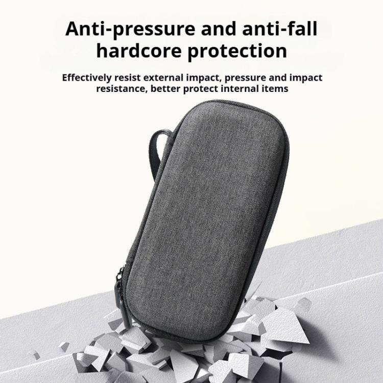 For Insta360 X4 / X5 Body Carrying Case Portable Storage Bag, Size: 16 x 8.1 x 6.6cm  - Grey