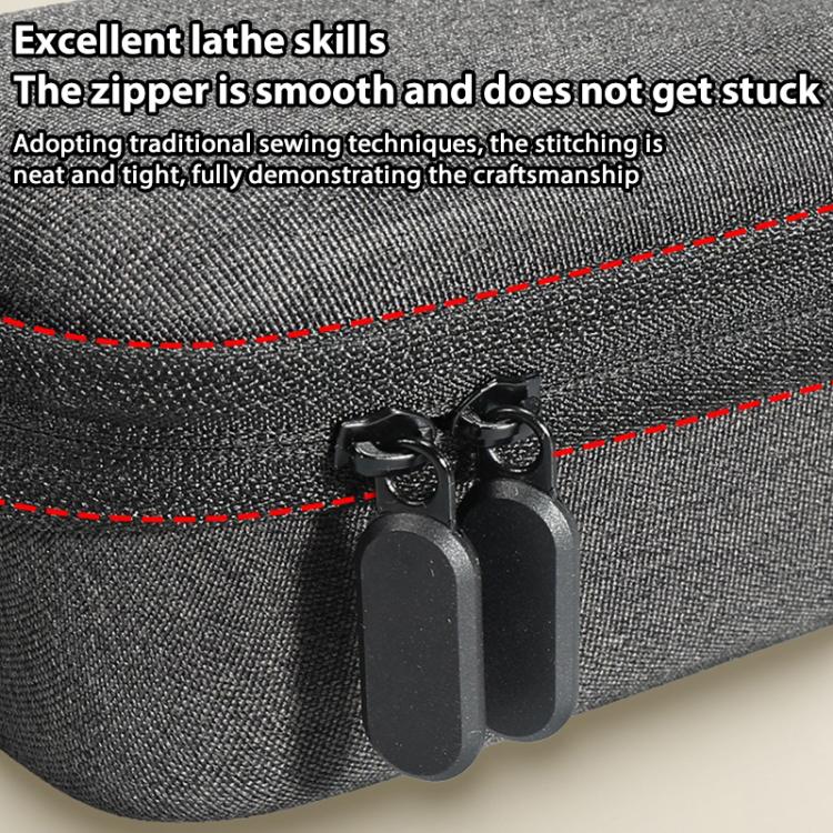 For Insta360 X4 / X5 Body Carrying Case Portable Storage Bag, Size: 16 x 8.1 x 6.6cm  - Grey