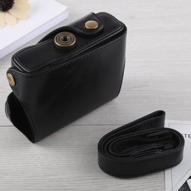 Full Body Camera PU Leather Case Bag with Strap for Canon G16