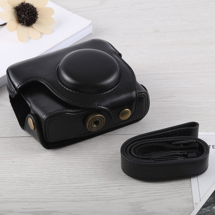 Full Body Camera PU Leather Case Bag with Strap for Canon G16