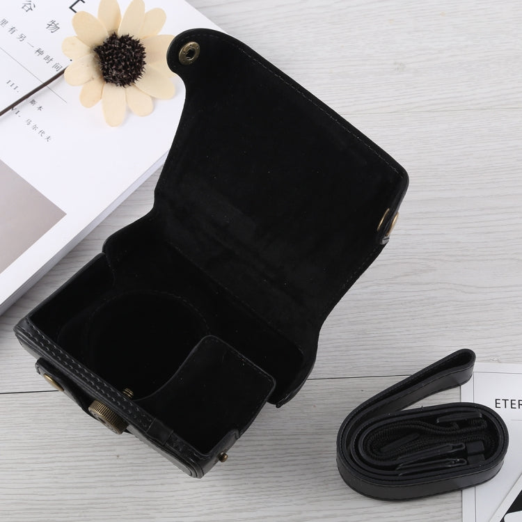 Full Body Camera PU Leather Case Bag with Strap for Canon G16