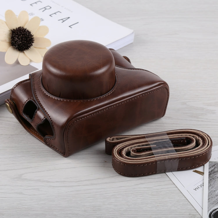 Full Body Camera PU Leather Case Bag with Strap for Fujifilm X100F