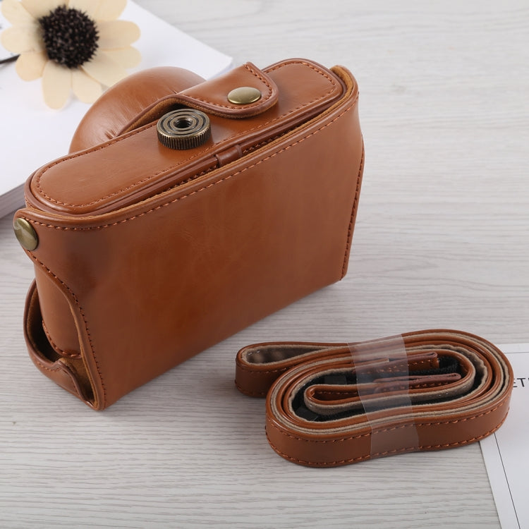 Full Body Camera PU Leather Case Bag with Strap for Fujifilm X100F