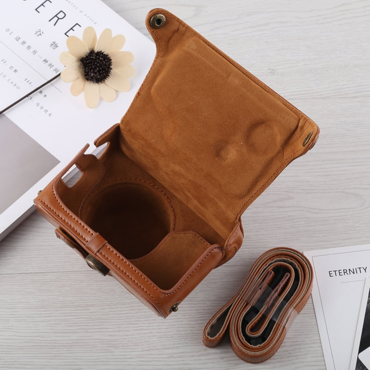 Full Body Camera PU Leather Case Bag with Strap for Fujifilm X100F