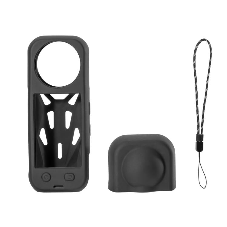 For Insta360 X5 STARTRC Silicone Heat Dissipation Protective Cover with Lens Cover