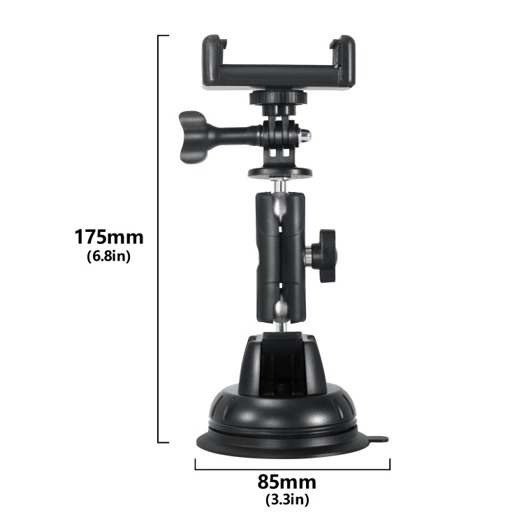 STARTRC Suction Cup Holder Bracket with Phone Clamp  - Black