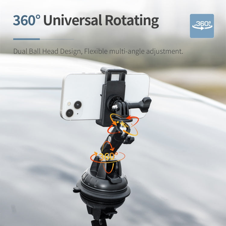 STARTRC Suction Cup Holder Bracket with Phone Clamp  - Black