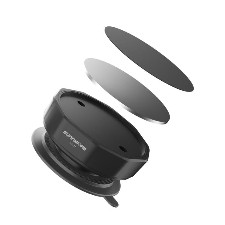Sunnylife Universal Suction Cup Adapter Base Strong Suction Sucker for Action Camera  - Black