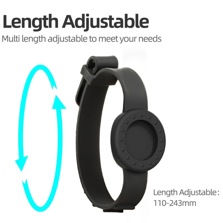 For Insta360 GO 3S / GO 3 Sunnylife Camera Strap Magnetic Mount Drone Mount Silicone Wristband Backpack Stripe  - Black