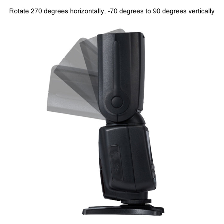 TRIOPO TR-982IIC Flash Light Speedlite for Canon  - Black