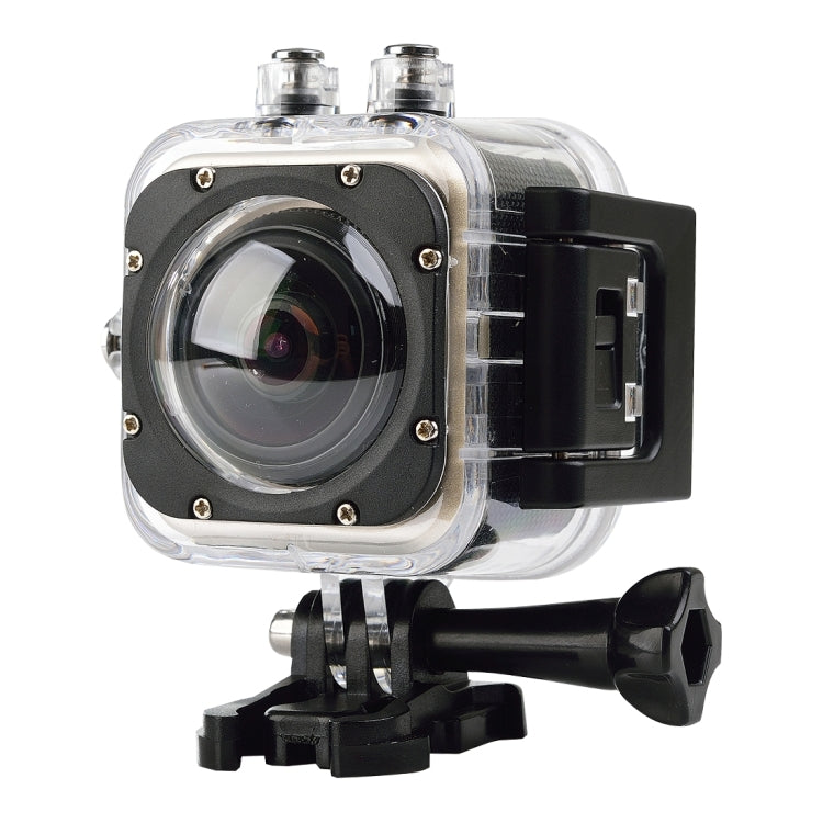 CUBE360S 1.5 inch HD Screen 180 Degrees & 360 Degrees Panorama ARM M926EJ Super Wide Angle Lens, Support 64GB TF Card, 3 Phones Link Synchronously, HDMI Output, Hot Plug