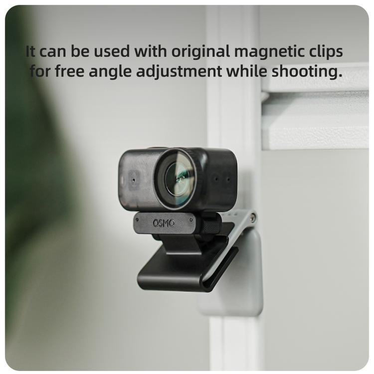 Sunnylife Universal Magnetic Mount Portable Tabletop Base Bracket Angles Adjustable 180 Rotation Holder for Mini Cameras  - Grey