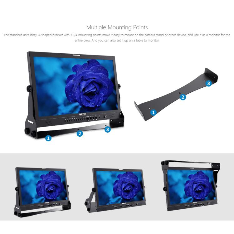 SEETEC P238-9HSD 23.8 inch 3G-SDI 4K HDMI Pro Broadcast LCD Monitor IPS Full HD 1920x1080 Monitor