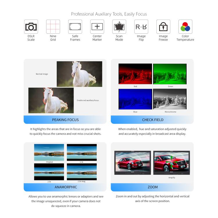 SEETEC P238-9HSD 23.8 inch 3G-SDI 4K HDMI Pro Broadcast LCD Monitor IPS Full HD 1920x1080 Monitor
