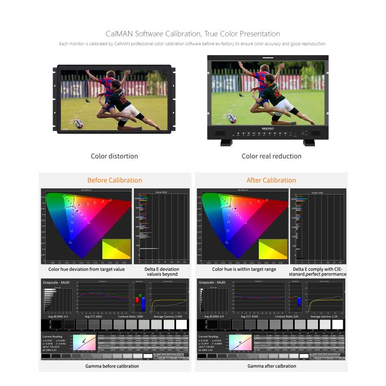 SEETEC P215 PRO 21.5 inch 1000nit High Bright Broadcast Monitor Full HD 1920x1080 Monitor