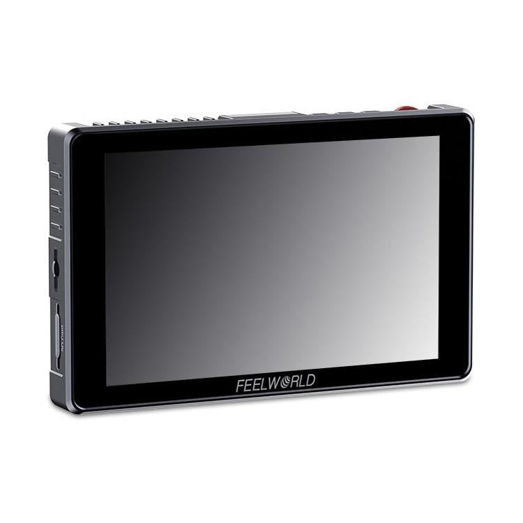 FEELWORLD S7 7 inch 12G SDI HDMI2.0 Camera Field Monitor High Brightness1600nit Touchscreen Monitor  - Black