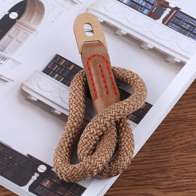 Vintage Cotton Soft Hand Strap Grip Wrist Strap for DSLR / SLR Cameras (Brown)