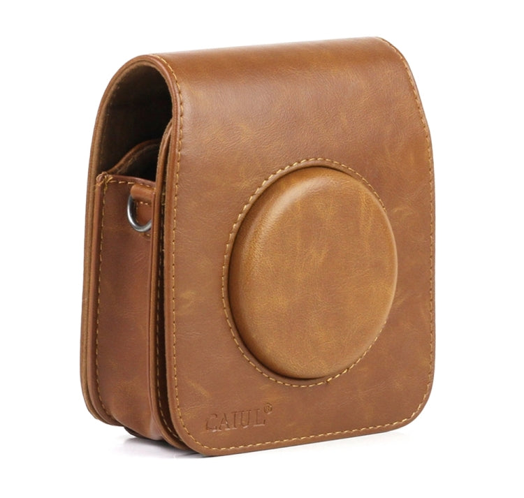 Vintage PU Leather Camera Case Protective bag for FUJIFILM Instax SQUARE SQ10 Camera, with Adjustable Shoulder Strap