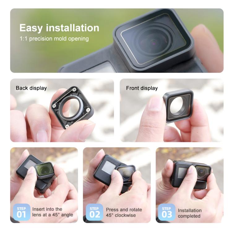 For GoPro HERO7 /6 /5 Protective Lens CPL Filter  - Black
