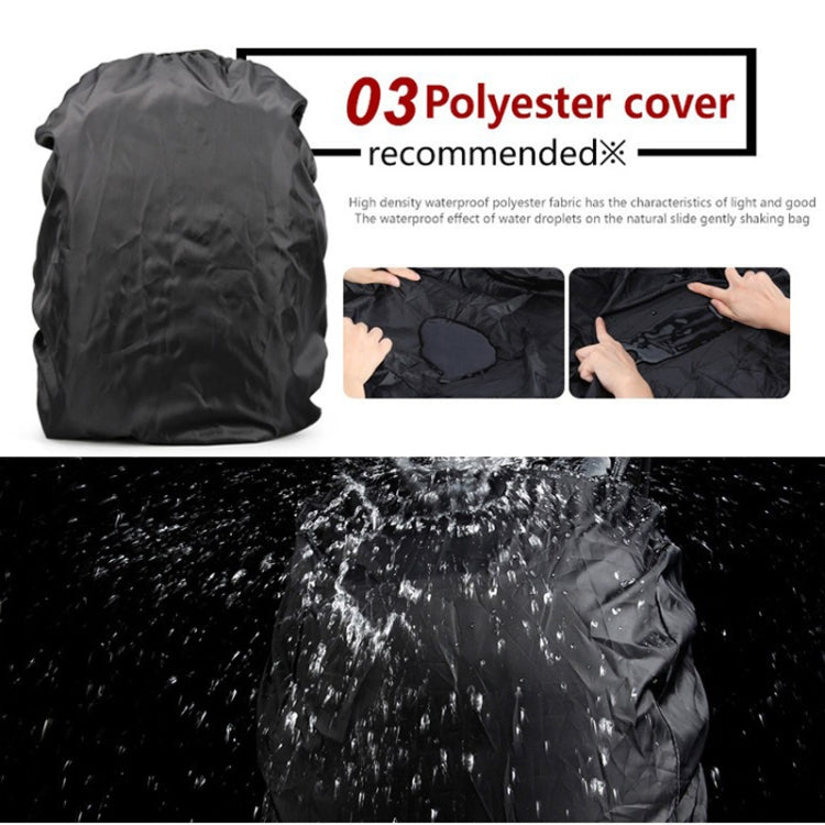 HUWANG Portable Waterproof Scratch-proof Polyester Surface Material Dual Shoulders Backpack Outdoor Sports Camera Bag