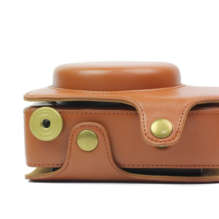 Vintage PU Leather Case Bag for Leica Sofort Camera (Brown)