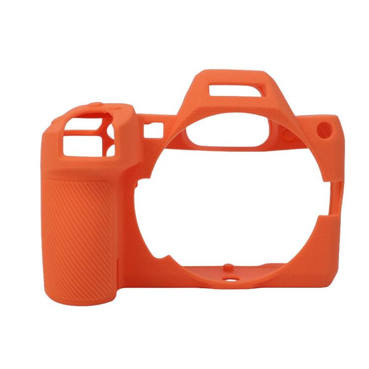 For Nikon Z5II Litchi Texture Soft Silicone Protective Cover