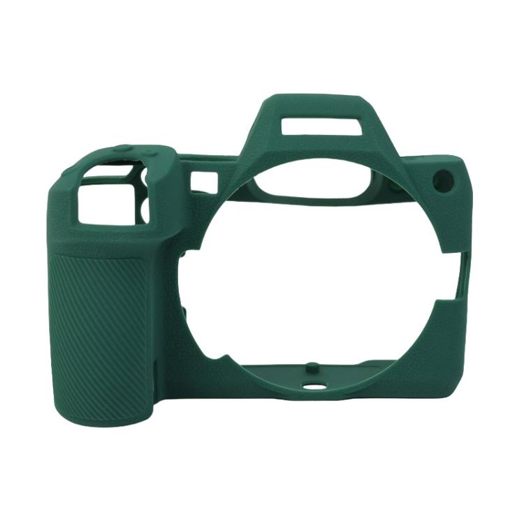 For Nikon Z5II Litchi Texture Soft Silicone Protective Cover