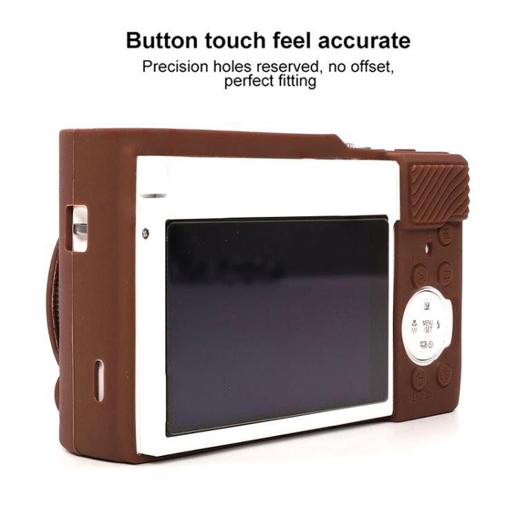For Panasonic LUMIX ZS99 / TZ99 DC-ZS99GK-S Camera Protective Silicone Cover