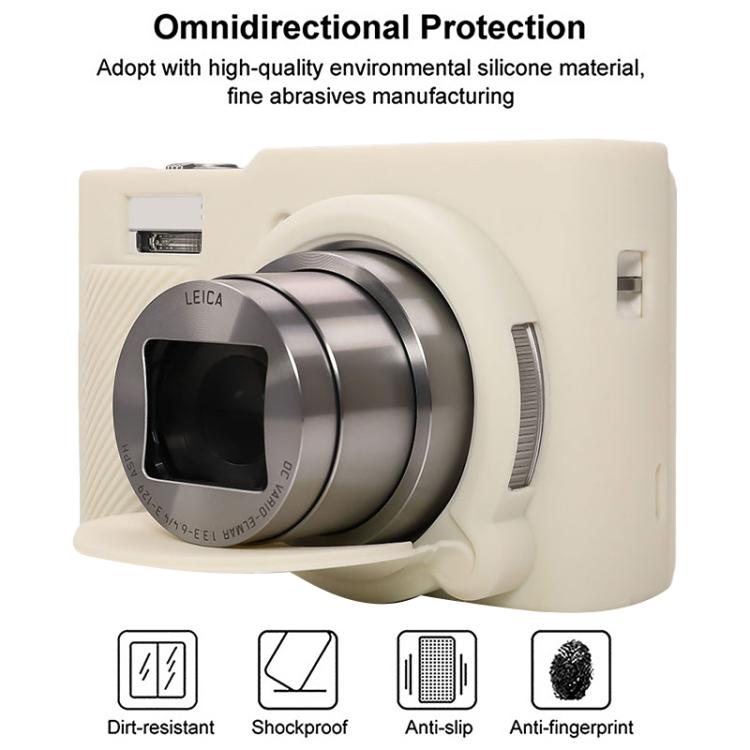 For Panasonic LUMIX ZS99 / TZ99 DC-ZS99GK-S Camera Protective Silicone Cover