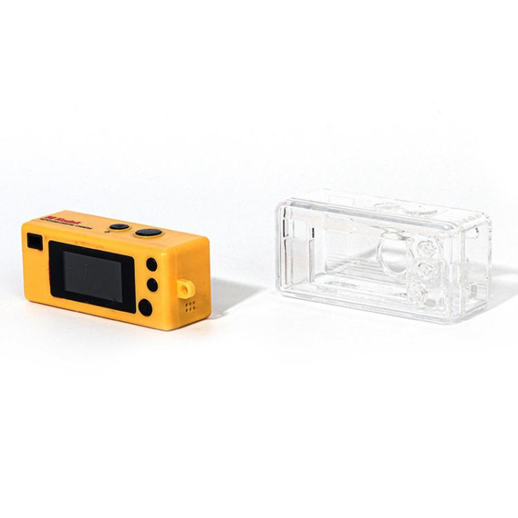 For Kodak Charmera 1987 Clear Crystal Shell Protective Case with Strap  - Transparent