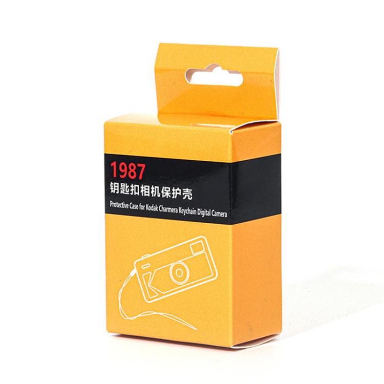 For Kodak Charmera 1987 Clear Crystal Shell Protective Case with Strap  - Transparent