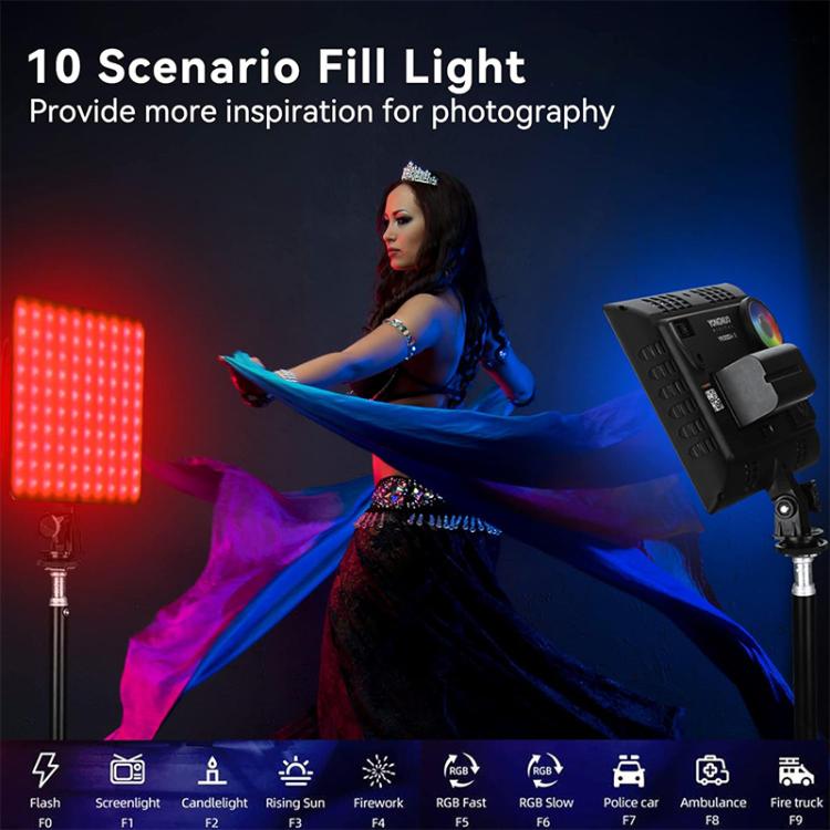 YONGNUO YN300Air II LED Vlog Light Panel RGB Full Range Photography Bi-Color 3200K-5600K