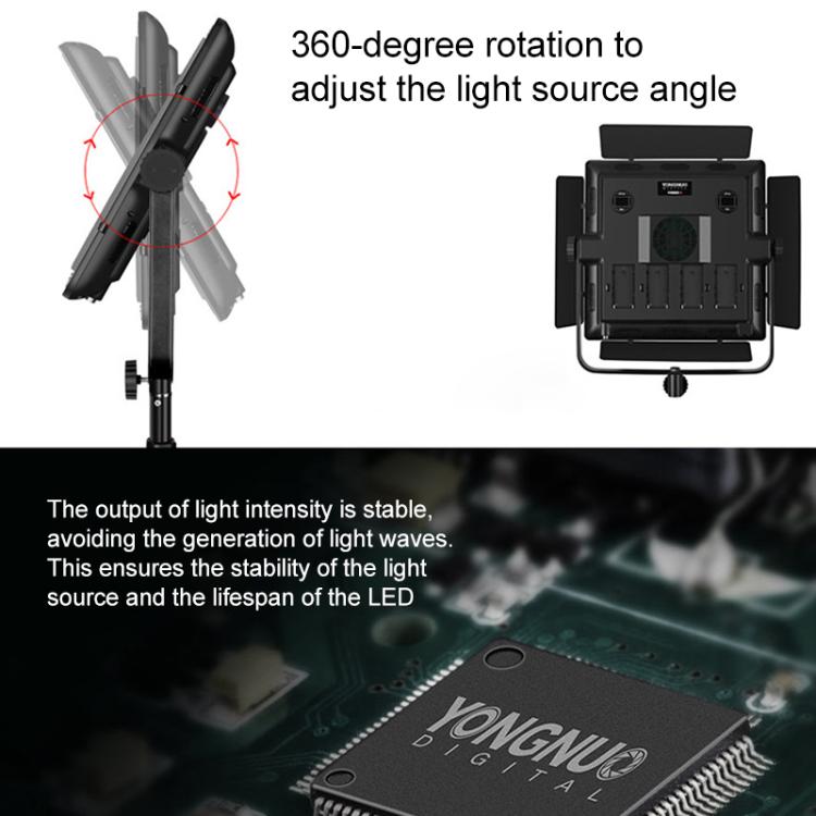 YONGNUO YN900 II 900pcs LED Illumination Dimming Studio 3200-5600K Video Light
