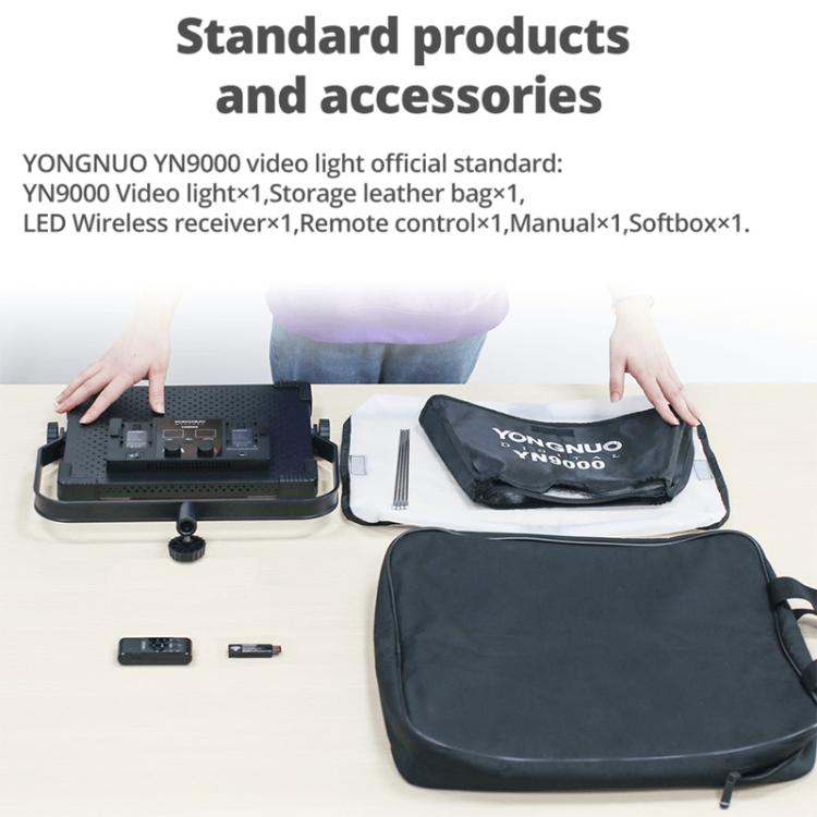 YONGNUO YN9000 900pcs LED Illumination Dimming Studio 3200-5600K Video Light