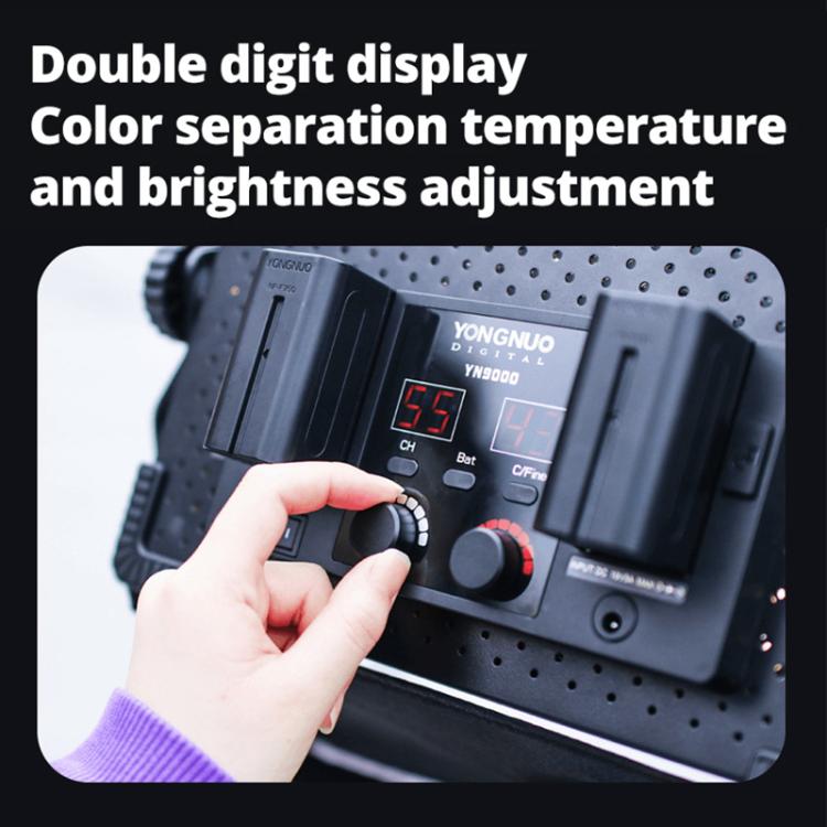 YONGNUO YN9000 900pcs LED Illumination Dimming Studio 5600K Video Light