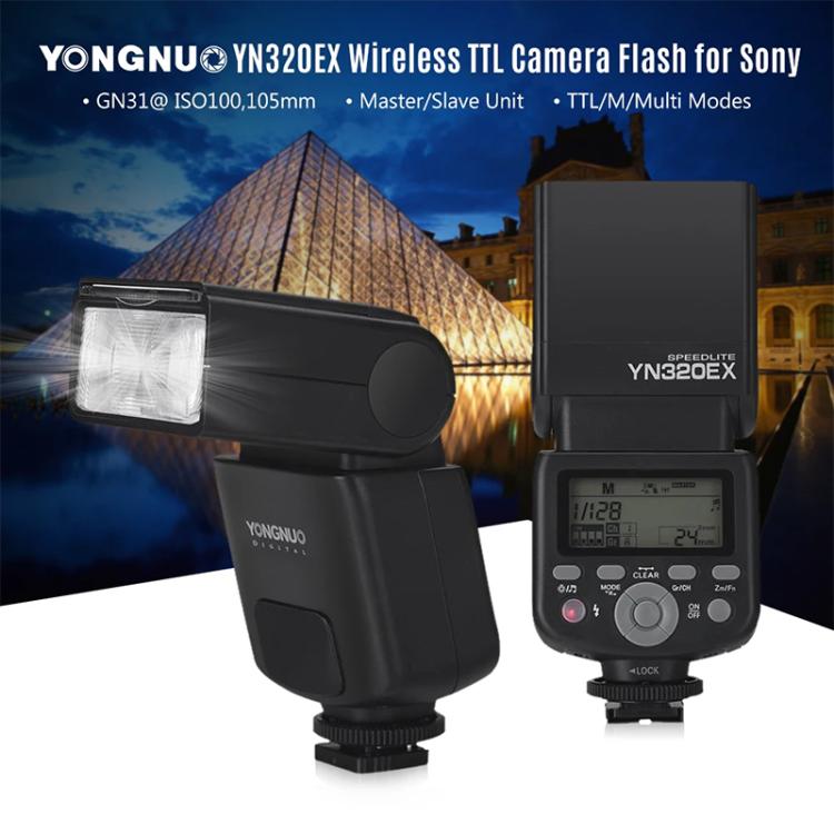 YONGNUO YN320EX TTL Flash Speedlite For Sony  - Black