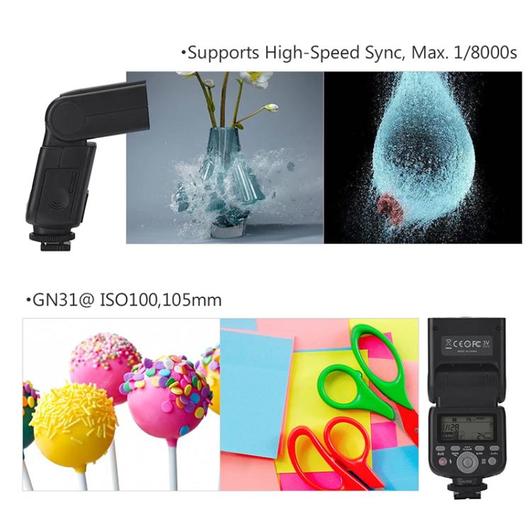YONGNUO YN320EX TTL Flash Speedlite For Sony  - Black